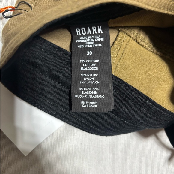 Men’s Roark Layover Traveler Pants Military Green Draw String Size 30 NWT - Picture 14 of 15